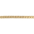 PULSO ORO LAMINADO TREBOL EN PLACAS