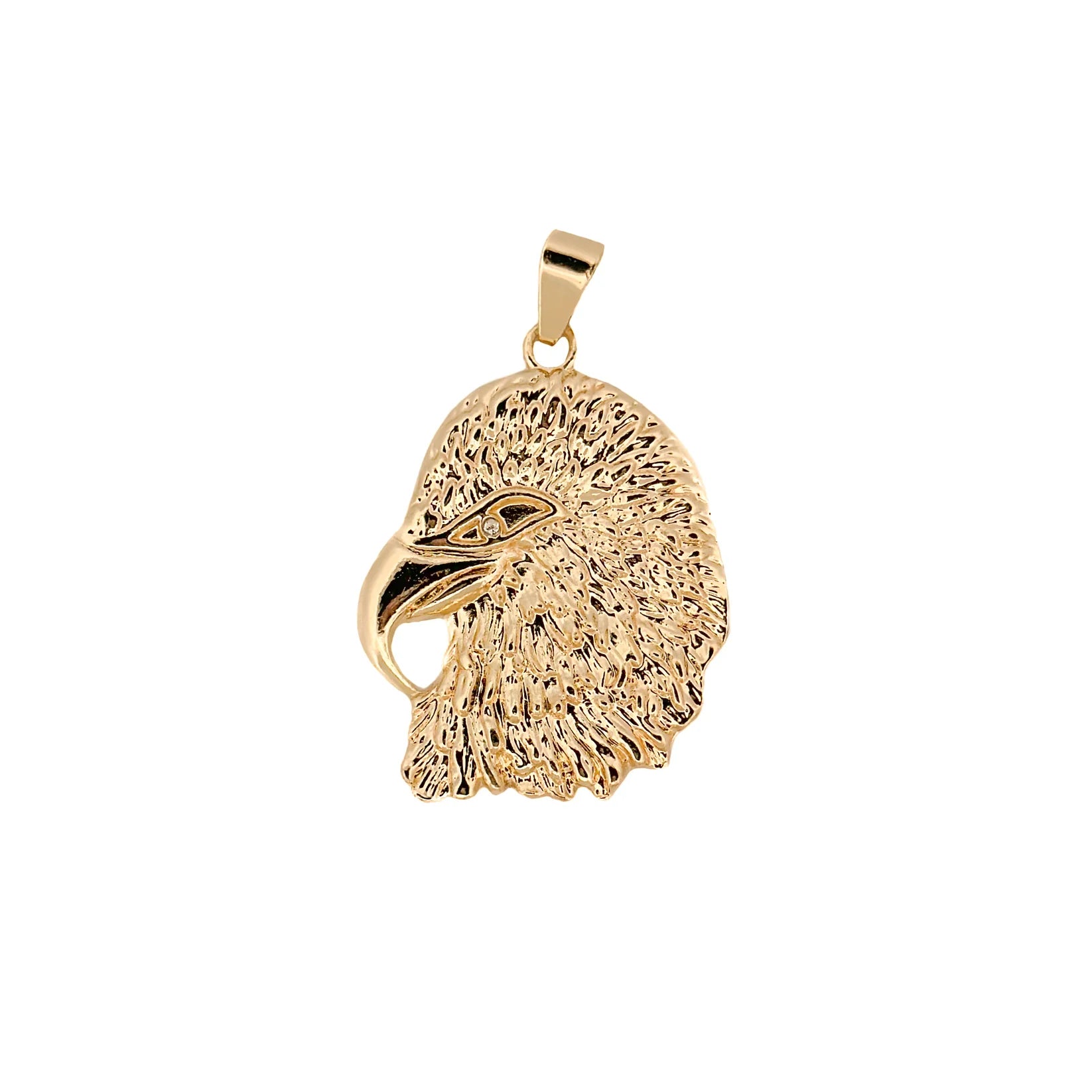 DIJE ORO LAMINADO CABEZA AGUILA